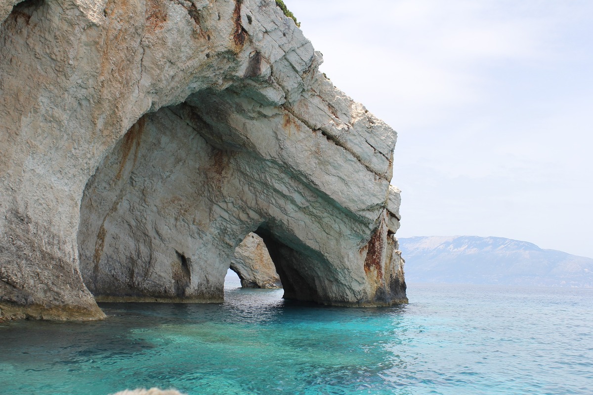 море, скалы, берег